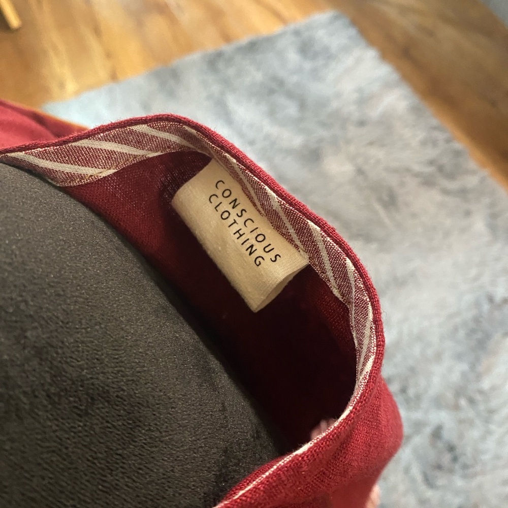 Conscious Clothing Colorblock Patchwork Midi Dres… - image 2